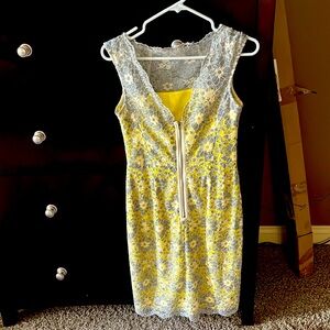 Maggy London zip up floral dress